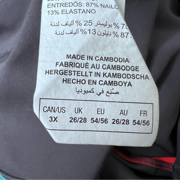 Pennington’s Activezone Grey Colourblock Cropped Leggings Size 3x - Picture 8 of 12